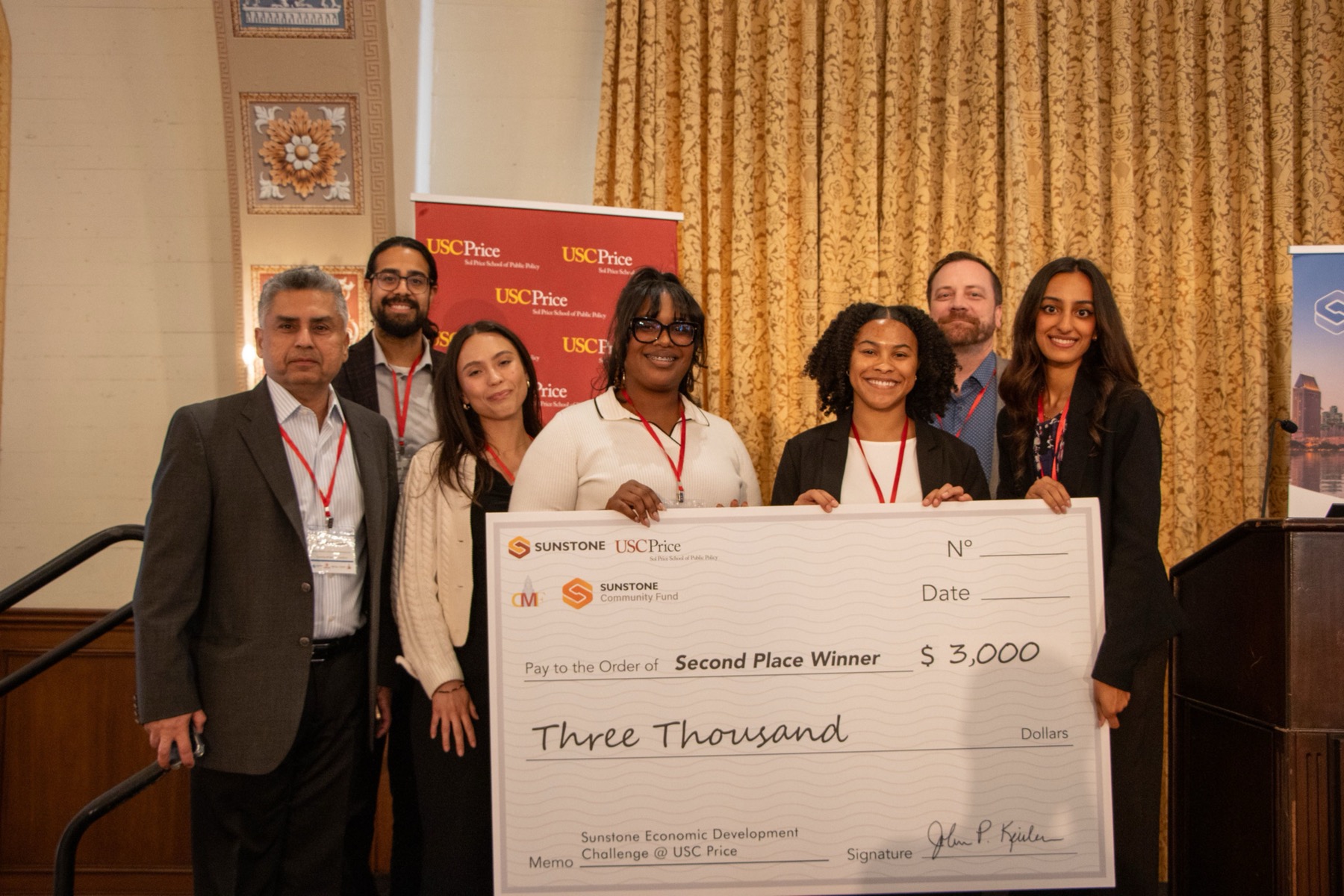 USC Students help San Bernadino Plans, Win $5,000 In Sunstone Economic Development Challenge